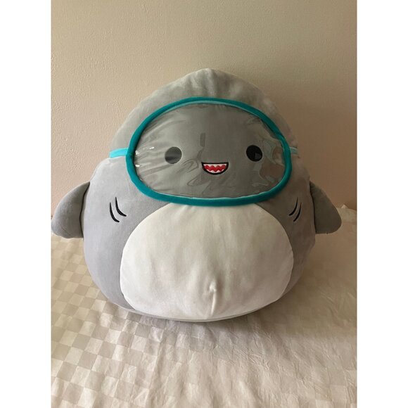 Kellytoy Original Squishmallow Stuffed Animals Shark Gordon With Goggles - Picture 1 of 11